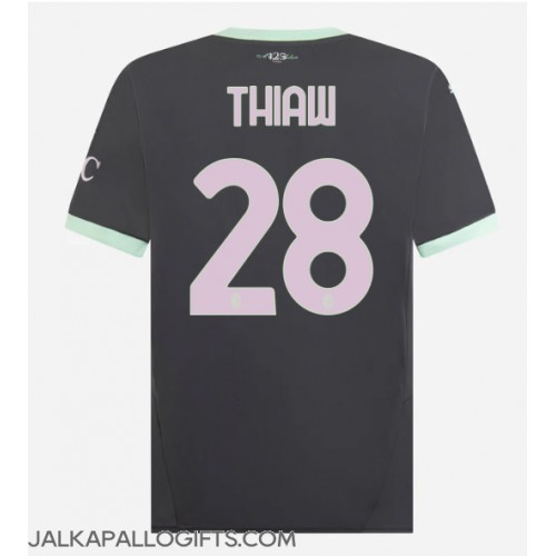 AC Milan Malick Thiaw #28 Kolmaspaita 2024-25 Lyhythihainen